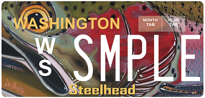 Wild on Washington steelhead plate
