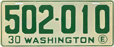 Restored vehicle plates