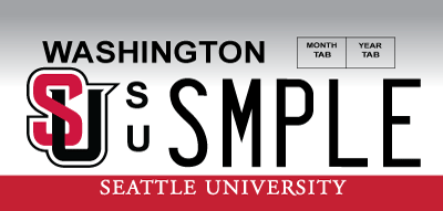 Seattle University plate