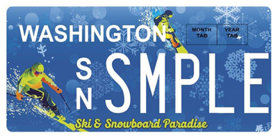 Ski and ride plate