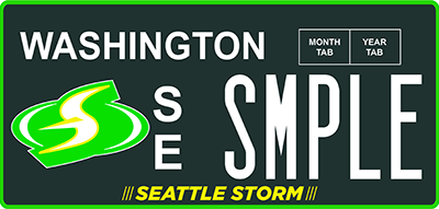 Seattle Storm plate